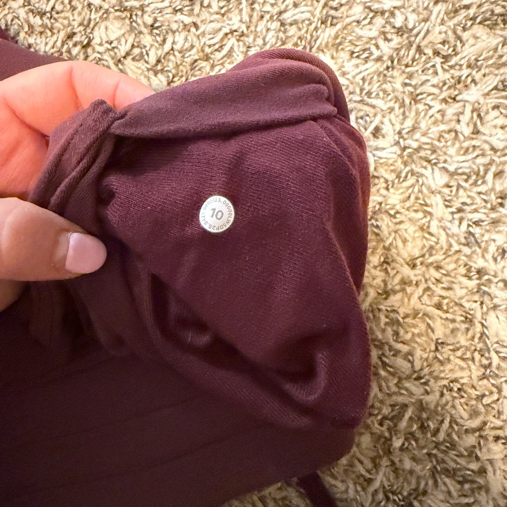 Lululemon Athletica Maroon Joggers - Picture 6 of 6